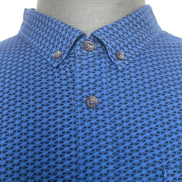 JACK O'NEILL Men's Button Down Standard Fit Short Sleeve Shirt - Picture 4 of 6